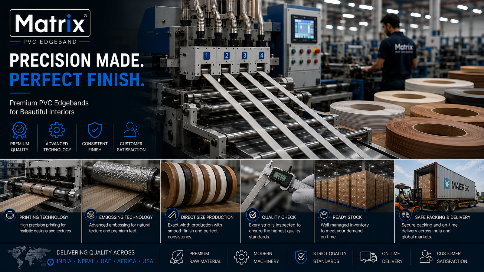 Matrix Edgeband product quality check presentation